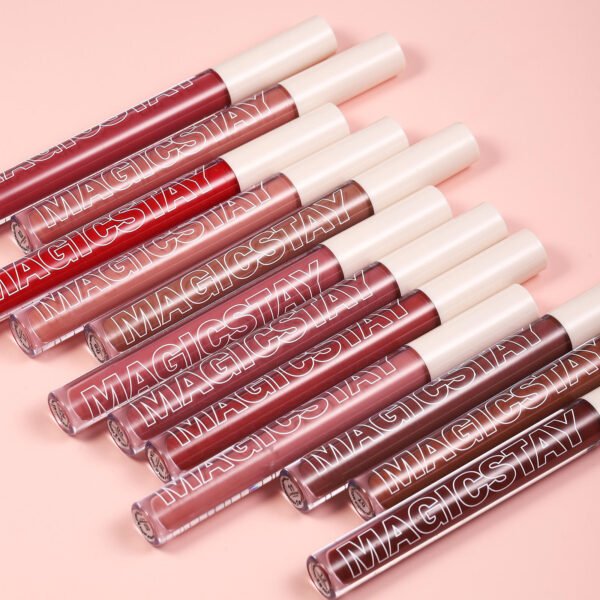 Langmanni 12 color matte lip glaze Long-lasting waterproof no blooming make beautiful lip makeup wholesale - Image 2
